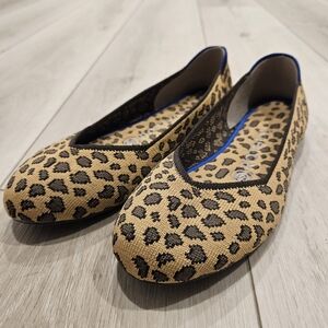 Rothy's Leopard Flats, size 6.5